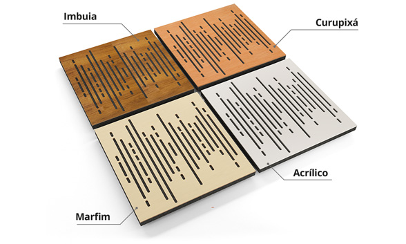 Painel Acústico para Parede - Tipos