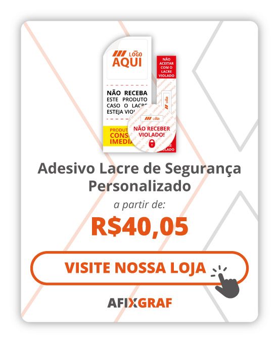 Compre adesivo lacre de segurança personalizado