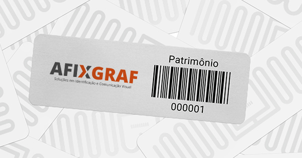 Demonstração da etiqueta flexível RFID internamente