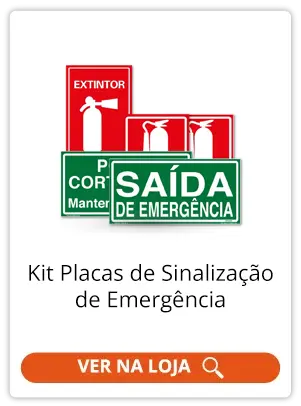 Kit Placas de Sinalização de Emergência - Afixgraf