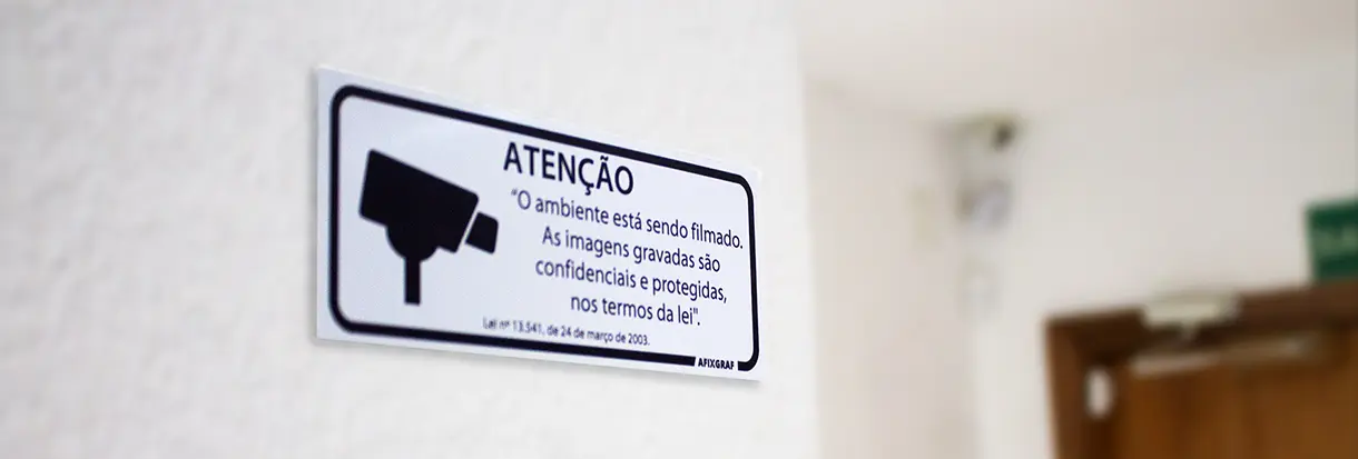 Placas obrigatórias para condomínios - Proibido fumar em PVC.
