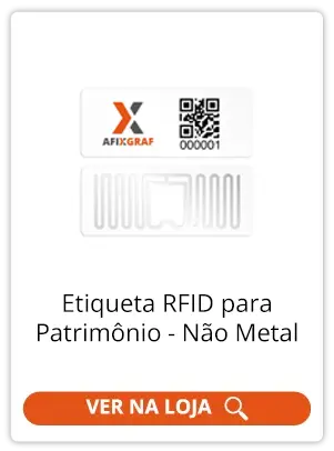 Etiqueta RFID para Patrimônio - Não Metal