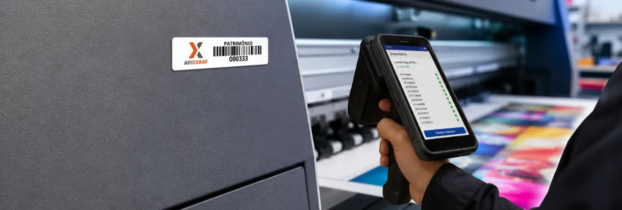 Leitura de etiqueta RFID em impressora | Afixgraf