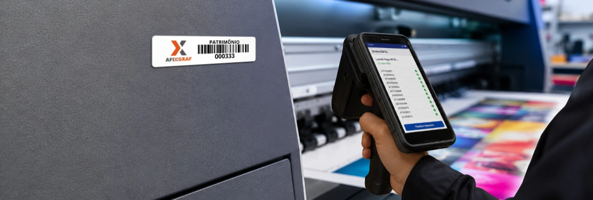 Leitura de etiqueta RFID em impressora | Afixgraf